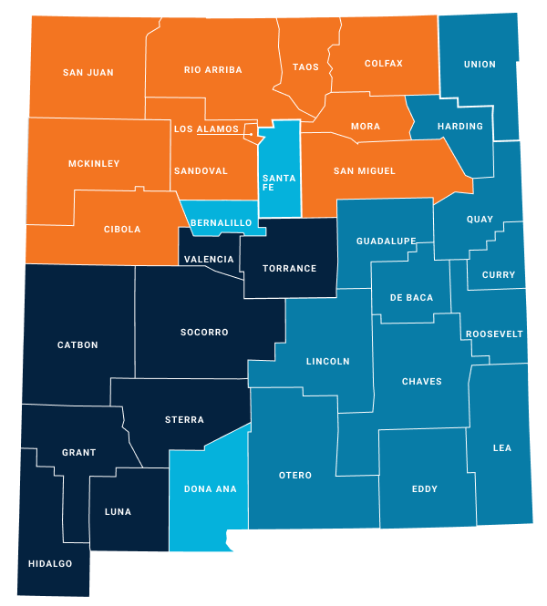 New Mexico counties jurisdiction 